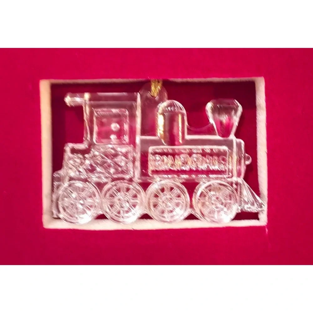 Waterford Marquis Crystal Train Engine Ornament 2014 #165113